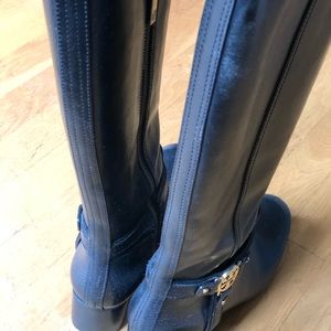 Tory Burch Black Mid Heel Boot